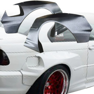 VSaero FRP TKYO Wide Body Fender Flares (rear) 60mm > BMW M3 (E46) 2002-2005 > 2dr Coupe - image 1