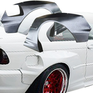 VSaero FRP TKYO Wide Body Fender Flares (rear) 60mm > BMW M3 (E46) 2002-2005 > 2dr Coupe - image 1
