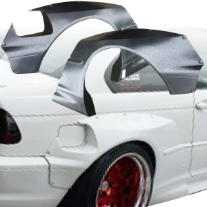 FRP TKYO Wide Body Fender Flares (rear) 60mm > BMW M3 (E46) 2002-2005 > 2dr Coupe - image 1