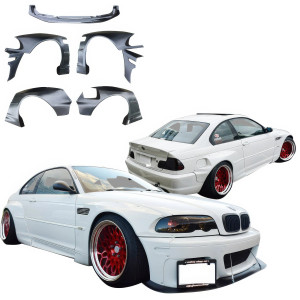 VSaero FRP TKYO Wide Body Kit 7pc > BMW M3 (E46) 2002-2005 > 2dr Coupe - image 1