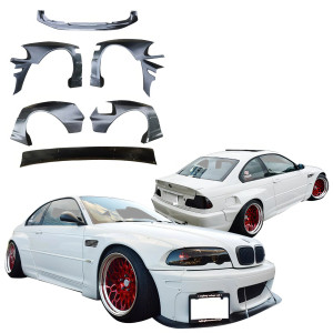 VSaero FRP TKYO Wide Body Kit 8pc > BMW M3 (E46) 2002-2005 > 2dr Coupe - image 1