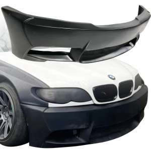 VSaero FRP TKYO V1 Wide Body Front Bumper > BMW 325i 330i (E46) 1999-2005 > 4dr Sedan - image 1
