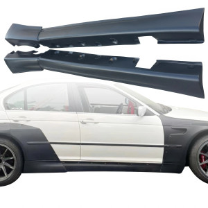 FRP TKYO V1 Wide Body Side Skirts > BMW 325i 330i (E46) 1999-2005 > 4dr Sedan - image 1
