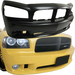 FRP SRT8 Style Front Bumper 1pc > Dodge Charger 2006-2010 - image 1