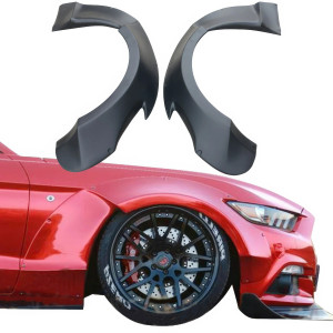 VSaero FRP RBOT Wide Body Fender Flares (front) > Ford Mustang 2015-2017 - image 1