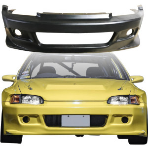 VSaero FRP TKYO Wide Body Front Bumper for Honda Civic EG 1992-1995 > 3dr Hatchback - image 1