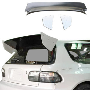 VSaero FRP TKYO Spoiler Wing for Honda Civic EG 1992-1995 > 3dr Hatchback - image 1