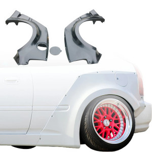 VSaero FRP MAM Wide Body Fender Flares (rear) 3pc 60mm > Honda Civic EK 1996-2000 > 3dr Hatchback - image 1