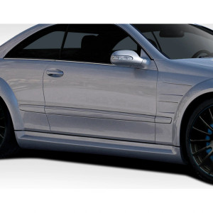 2003-2009 Mercedes CLK W209 Black Series Look Wide Body Side Skirt Rocker Panels - 2 Piece - image 1