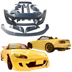 VSaero FRP TKYO Wide Body Kit w Wing > Honda S2000 AP1 2000-2009 - image 1