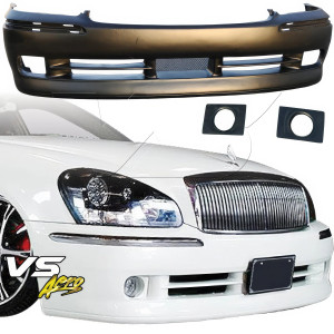 VSaero FRP JPRO Front Bumper 3pc > Infiniti Q45 F50 Cima President 2002-2004 - image 1