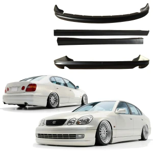 FRP FSPO v1 Body Kit 4pc > Lexus GS300 1998-2002 - image 1