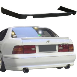 VSaero FRP FKON Rear Lip Valance > Lexus LS400 UCF21 1998-2000 - image 1