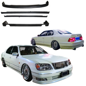 FRP FKON Body Kit 4pc > Lexus LS400 UCF21 1998-2000 - image 1