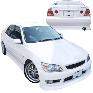 VSaero FRP VERT Body Kit 4pc > Lexus IS300 SXE10 2000-2005 - image 1