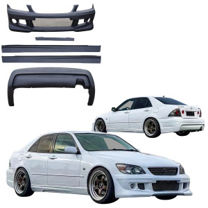 VSaero FRP HKES Body Kit 4pc > Lexus IS300 SXE10 2000-2005 - image 1