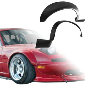 VSaero FRP TKYO Wide Body Fender Flares (front) 50mm > Mazda Miata MX-5 (NA) 1990-1997 - image 1