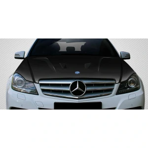 2012-2014 Mercedes C Class Black Series Look Carbon Fiber Hood - image 1