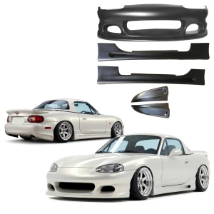 FRP BOME Body Kit 4pc > Mazda Miata (NB) 1998-2005 - image 1