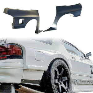 VSaero FRP TDES Wide Body Fenders (rear) 30mm > Mazda RX-7 (FC3S) 1986-1992 - image 1