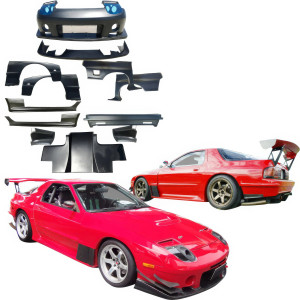 FRP TDES Wide Body Kit 12pc > Mazda RX-7 (FC3S) 1986-1992 - image 1