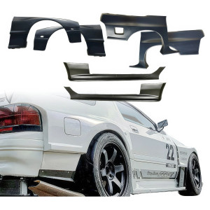 FRP TDES RAME Wide Body Fender Set 6pc > Mazda RX-7 (FC3S) 1986-1992 - image 1