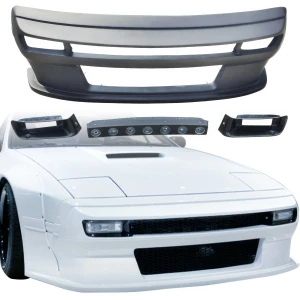 FRP TKYO Wide Body Smooth Front Bumper > Mazda RX-7 (FC3S) 1986-1992 - image 1