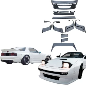 FRP TKYO Wide Body Smooth Kit w Wing > Mazda RX-7 (FC3S) 1986-1992 - image 1