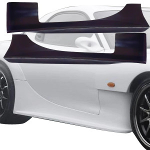 VSaero FRP RAME GT-AD Wide Body Side Skirts > Mazda RX-7 (FD3S) 1993-1997 - image 1