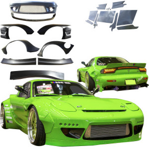 VSaero FRP TKYO Wide Body Kit w Wing 12pc > Mazda RX-7 (FD3S) 1993-1997 - image 1