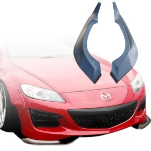 FRP TKYO Wide Body Front Lip Add-ons 2pc > Mazda RX-8 (SE3P) 2009-2011 - image 1