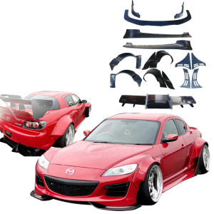 VSaero FRP TKYO Wide Body Kit for Mazda RX-8 (SE3P) 2009-2011 - image 1 VSaero FRP TKYO Wide Body Kit for Mazda RX-8 (SE3P) 2009-2011 - image 1