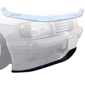 VSaero FRP TKYO Front Splitter > Mercedes-Benz 190E (W201) 1988-1993 - image 1