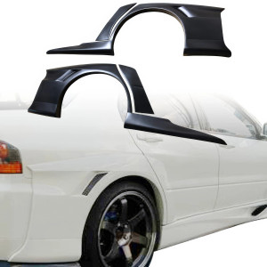 VSaero FRP VOLT Wide Body Fenders (rear) 4pc > Mitsubishi Evolution EVO8 EVO9 CT9A 2003-2006 - image 1