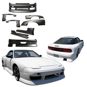FRP BSPO Blister Wide Body Complete Kit 8pc > Nissan 240SX 1989-1994 > 3dr Hatch - image 1