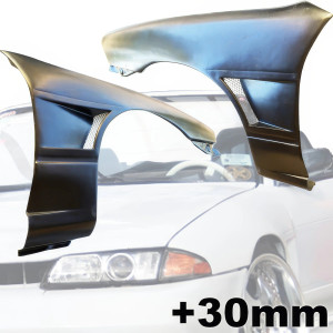FRP MSPO R32 Wide Body 30mm Conversion Fenders (front) > Nissan 240SX 1989-1994 > 2/3dr - image 1