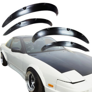 VSaero FRP DAT Wide Body Fender Flares 4pc > Nissan 240SX 1989-1994 - image 1
