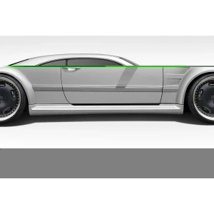 1998-2002 Mercedes CLK W208 Black Series Look Wide Body Side Skirts Rocker Panels - 2 Piece - image 1