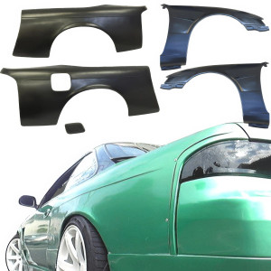 FRP MSPO Wide Body Fenders Set 25/30mm > Nissan 240SX (S14) 1997-1998 - image 1