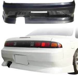 FRP WOR9 v1 Rear Bumper > Nissan 240SX (S14) 1995-1998 - image 1