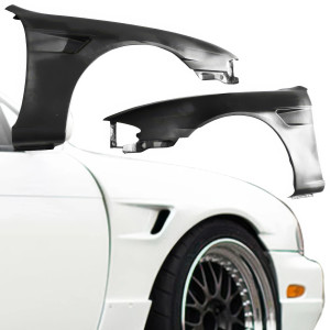 FRP TKYO v1 Wide Body Fenders (front) 30mm > Nissan 240SX (S14) 1995-1996 - image 1