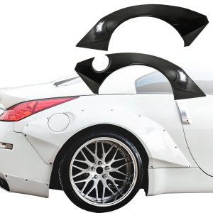 VSaero FRP TKYO Wide Body Fender Flares (rear) 2pc 80mm > Nissan 350Z (Z33) 2003-2008 - image 1