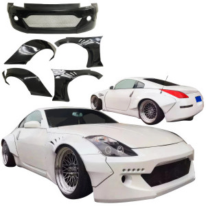 VSaero FRP TKYO Wide Body Kit 5pc > Nissan 350Z (Z33) 2003-2008 - image 1