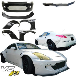 VSaero FRP TKYO Wide Body Kit 9pc > Nissan 350Z (Z33) 2003-2008 - image 1