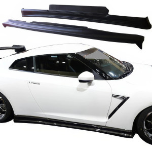 FRP CWE Side Skirts > Nissan GT-R GTR (R35) 2009-2017 - image 1