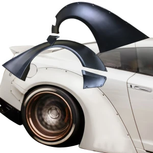 FRP LBPE v1 Wide Body Fender Flares (rear) 4pc > Nissan GT-R GTR (R35) 2009-2017 - image 1
