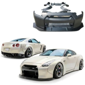 FRP LBPE v1 Wide Body Kit 13pc > Nissan GT-R GTR (R35) 2009-2017 - image 1