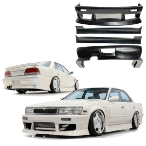 FRP URA Body Kit 4pc > Nissan Laurel (C33) 1989-1993 - image 1