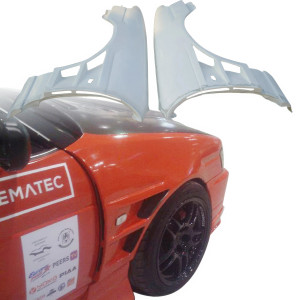 VSaero FRP DMA D1 Wide Body Fenders (front) 30mm > Nissan Laurel (C35) 1998-2002 - image 1