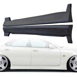 FRP FKON Side Skirts > Nissan Laurel (C35) 1998-2002 - image 1